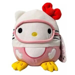 Squishmallows Hello‎ Kitty Diver with Scuba Goggles 6.5 Inch Sanrio 2024 NWT NEW